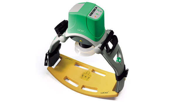 Lucas™2 bröstkompressionssystem från Jolife/Stryker, en medicinteknisk enhet som automatiskt utför HLR med jämn och effektiv kompression. AMB ansvarar för formsprutning, montering, sluttest och packning enligt ISO 13485