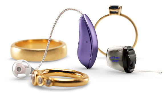 Hörapparat Intiga blålila